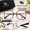 กรอบแว่นตา POLO CLUB สีดำเงิน